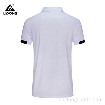 Professionele witte aangepaste gymnastiek lege kleding t-shirts